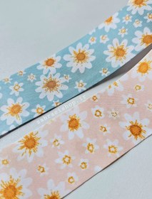 تصویر ربان گلدار دو رو 