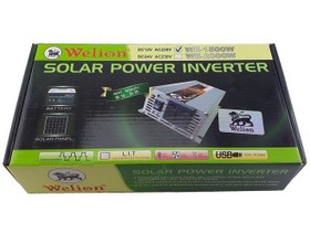 تصویر مبدل 1500 وات 12 به 220 ولت ویلیون سبز WE-1500W 