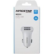 تصویر شارژر فندکی کینگ استار مدل KC211 KingStar Car Charger KC211