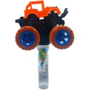 تصویر اسباب بازی ماشین کوکی فنر دار / وارداتی - جایزه دار ( رنگ نارنجی ) 