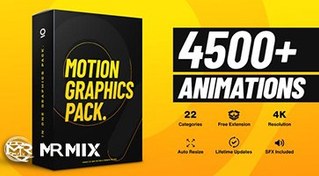 تصویر دانلود رایگان پروژه آماده افترافکت : 4500 بسته گرافیکی 4500+ Graphics Pack مرجع فوتیج های آماده دانلود استوک فوتیج های رایگان 