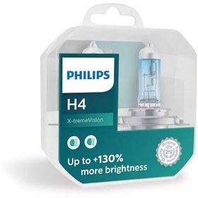 تصویر لامپ هالوژن اکستریم ویژن فیلیپس Philips X-treme Vision H4 