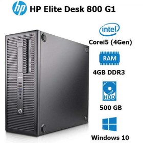 تصویر کامپیوتر دسکتاپ HP Elitedesk G1 Tower Corei7/4gen 