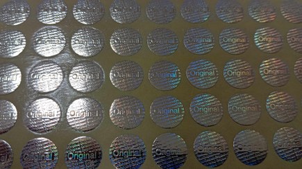 تصویر هولوگرام کاغذی اورجینال 