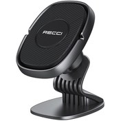 تصویر هولدر مگنتی موبایل داخل خودرو رسی Recci RHO-C18 Magnetic Car Holder 