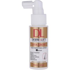 تصویر لوسیون تقویت کننده مو سر بانوان درمالیفت مدل Vita Grow حجم ۶۰ میلی لیتر 