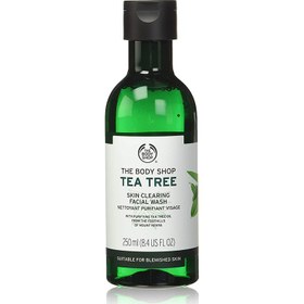 تصویر ژل شستشوی صورت بادی شاپ ضد جوش تی تری 60 میل The Body shop Tea Tree Skin Clearing 60 ml