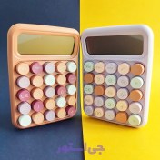 تصویر ماشین حساب رنگی Runzon مدل RZ817S سایز بزرگ ۱۲ رقمی 