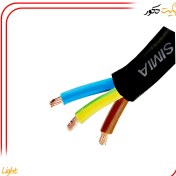 تصویر کابل برق افشان سیمیا سایز ۳ در ۲٫۵ 