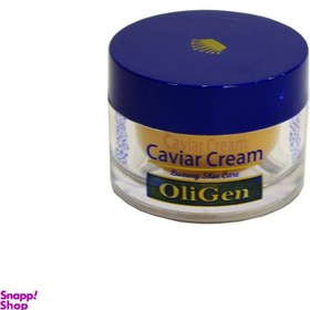 تصویر کرم کاسه ای ضد چروک اُلی ژن (Oligen) مدل Caviar حجم 50 میلی‌‌لیتر 