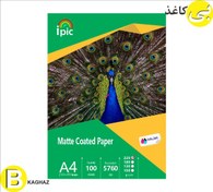 تصویر کاغذ کوتد 220 گرم A4 