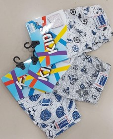 تصویر شورت باکسر طرح‌دار پسرانه 1554 - بسته 10 عددی برند berrak 1554 Boy Patterned Boxer Shorts 10 Pieces