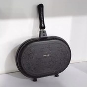 تصویر تابه رژیمی بیضی 32 سانت اویز EVIZ مشکی ارسال رایگان 