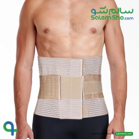 تصویر کمربند طبی سخت صادراتی چیپسو (BA084) Elastic Lumbosacral Corset with Bar