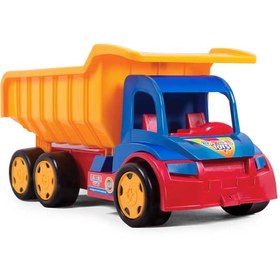 تصویر ماشین بازی زرین تویز مدل کامیون 120 کیلو سوپر معدن F Zarrin Toys Mini Truck Super F