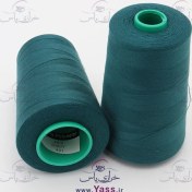 تصویر دوک نخ خیاطی سبز کد 491 پلی استر Spools Thread
