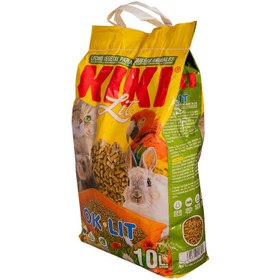 تصویر خاک بستر حیوانات کیکی مدل اوکی لیت Kiki Lit Pet Bedding Ok-Lit وزن 10 لیتر 