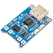 تصویر ماژول شارژر باتری لیتیومی با سوکت تایپ سی 