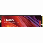 تصویر اس اس دی اینترنال PCIe Gen3 x4 لنوو مدل LN860 ظرفیت 512 گیگابایت Lenovo LN860 512GB M.2 2280 NVMe PCIe Gen3x4 SSD