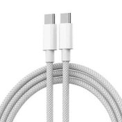 تصویر کابل شارژر اورجینال آیفون 15 پرو مکس اپل (جنس کنفی) ا iPhone 15 Pro MAX Charger Cable 