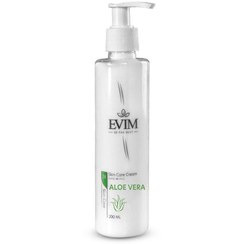 تصویر کرم مرطوب کننده و آبرسان قوی مدل آلوئه ورا 200 میل ایویم Evim Aloevera Hand And Face Cream 200 ml