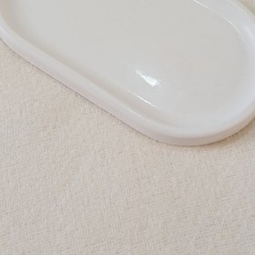 تصویر سینی بیضی سنگ مصنوعی 