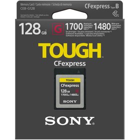 تصویر کارت حافظه سونی Sony 128GB Cfexpress Tough memory card Sony 128GB Cfexpress Tough memory card