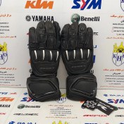 تصویر دستکش موتور سواری راپیدو تمام چرم سایز L, XL, 2X 