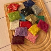 تصویر منجوق ریز رنگی 