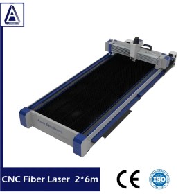 تصویر دستگاه برش لیزر فایبر 2*6 CNC (مخصوص فلزات) آسیم 