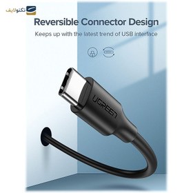 تصویر کابل تایپ سی به USB 2.0 A یوگرین US287 مدل 60118 طول 2 متر UGREEN US287 60118 USB-C Male To USB 2.0 A Male Cable 2M