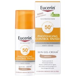 تصویر ضدآفتاب و ضدلک رنگی فتوژنیک کنترل اوسرین(EUCERIN-Photoaging control tinted medium ) 