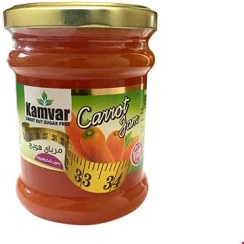 تصویر مربا هویج بدون قند کامور 