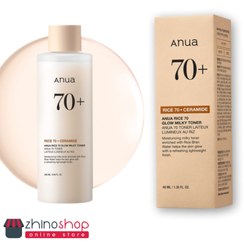 تصویر تونر برنج 70+ و سرامید آنوا Anua کره 250ml 