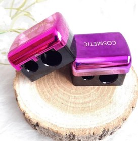 تصویر تراش آرایشی دوقلو کازمتیک با دو مخزن مجزا 