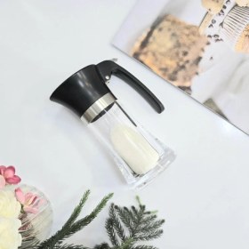 تصویر شکرپاش دسته دار اکرلیک درب مشکی برند شنگیا 