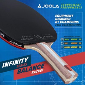 تصویر JOOLA Infinity Balance - Advanced Performance Ping Pong Paddle - Competition Ready - Table Tennis Racket for High-Level Training - Designed to Optimize Spin and Control - ارسال 15 الی 20 روز کاری 