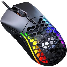 تصویر موس گیمینگ دی نت T60 RGB D-Net T60 RGB Gaming Mouse