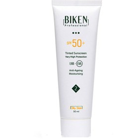 تصویر ضدآفتاب SPF50 بیکن مناسب پوست چرب BIKEN Sunscreen SPF50 For Oily Skin 50 ml