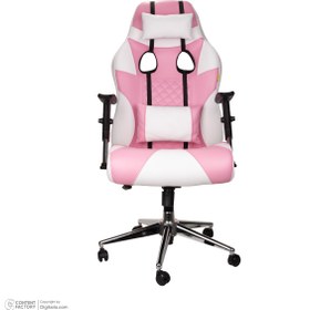 تصویر صندلی گیمینگ کاد مدل دخترانه 