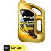 تصویر روغن موتور توربو 5w-40 SN موتوسل 