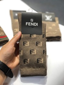 تصویر جوراب ساقدار برند - فندی ۲ socks