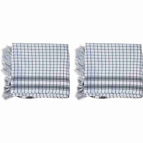 تصویر چفیه مدل گره دار بسته دو عددی 