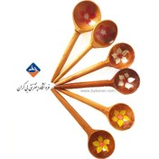 تصویر قاشق چوبی دست‌ساز 