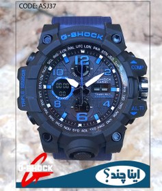 تصویر ساعت مچی مردانه جیشاک دو زمانه ساعت GSHOCK کد ASJ37 