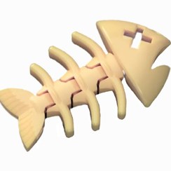 تصویر جاکلیدی مدل ماهی اسکلتی 