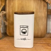 تصویر جا پودری سرامیکی برای ماشین لباسشویی و ظرفشویی - ماشین لباسشویی یک Ceramic powder holder