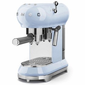 تصویر اسپرسوساز اسمگ مدلECF01 آبی پاستیلی ا Smeg ECF01 espresso maker Smeg ECF01 espresso maker