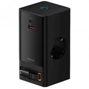 تصویر شارژر رومیزی 65 وات دو پورت بیسوس مدل CCGAN65-S2ACE 