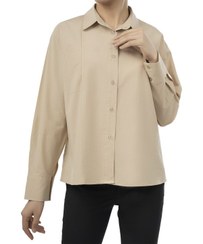 تصویر شومیز زنانه کرم سرژه Serge کد 207375 